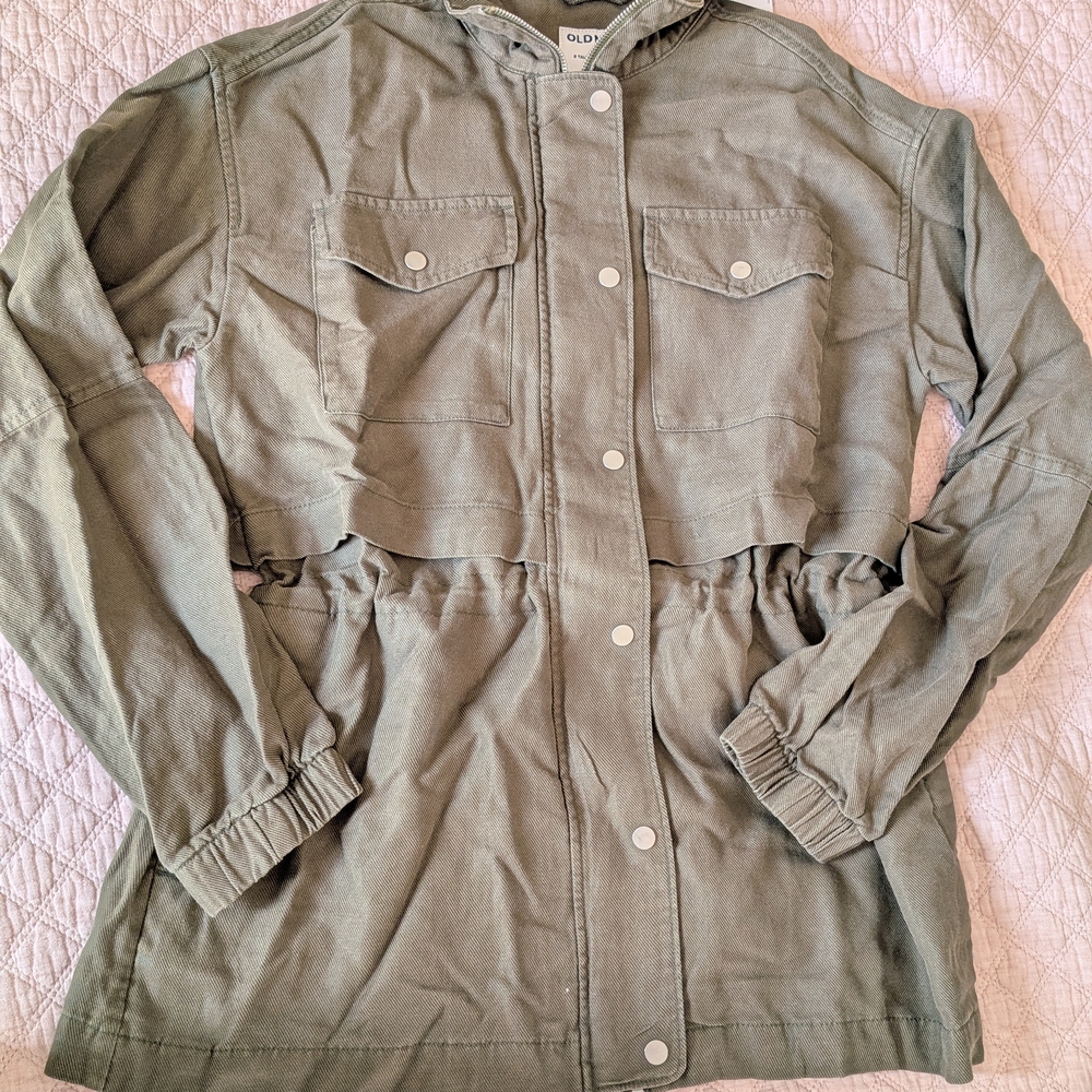 New With Tags Olive Green Women's Jacket Sz Small Tall